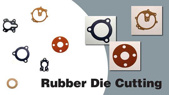die cut rubber parts