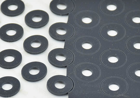 die cut rubber washers