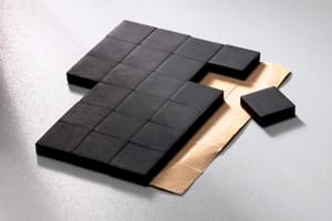 Die cut foam rubber parts