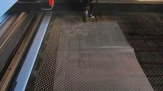 laser cutting plastic film