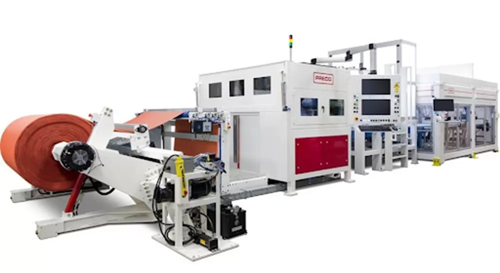 Jumbo roll laser processing machine